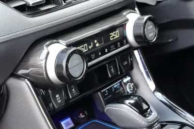 TGS X-Fang エアコンディショナーアジャスターリングセット リミテッドカラーマットブラック RAV4 6AA-AXAH52 6AA-AXAH54 6BA-MXAA52 6BA-MXAA54