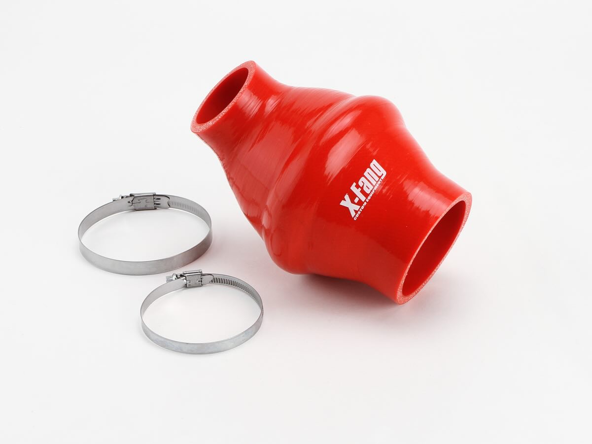 デリカD5　TGS X-Fang サクションチャンバー D1900S レッド TGS X-Fang サクションチャンバーD1900S レッド デリカD:5 CV1W ※MC後