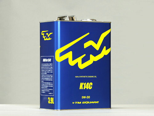 TM SQUARE スイフトスポーツ ZC33S エンジンオイル K14C (3.9L 5W-30 100%化学合成油)