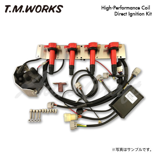 T.M.WORKS ハイパフォーマンスコイル ダイレクトキット カローラレビン AE86R AE86L 4A-GEC S58.5~S62.4|オートクラフト
