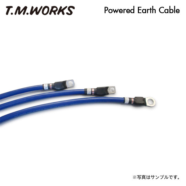 T.M.WORKS パワードアースケーブル アバルト 595|オートクラフト