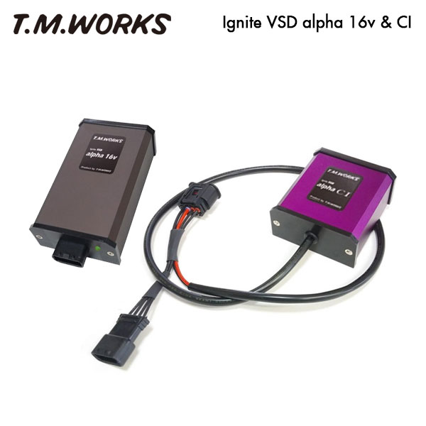パーツ Ignite VSD alpha 16v 楽天市場】T.M.WORKS イグナイトVSD アルファ16V＆CI セット