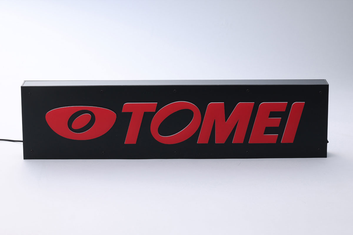 東名パワード LEDディスプレイ TOMEIロゴ サイズM レッド |オートクラフト