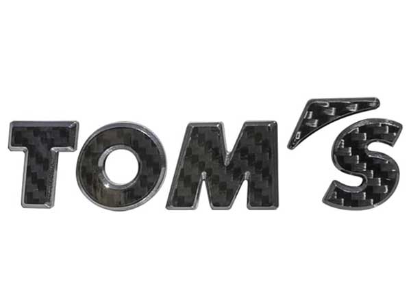 TOM'S TOM’S エンブレム カーボン（艶有） ヴォクシー MZRA90W MZRA95W ZWR90W ZWR95W 個人宅配送不可 沖縄・離島は送料着払い