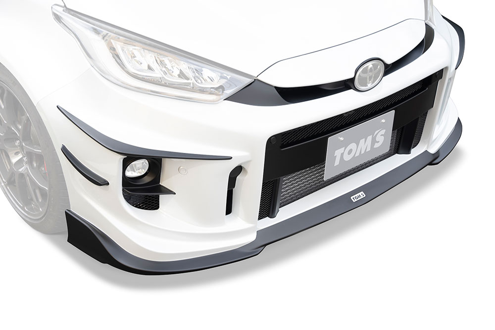 TOM'S フロントバンパー(予防安全パッケージ無車) プラチナホワイトパールマイカ＜089＞ GRヤリス GXPA16 MXPA12 2020年9月～2024年3月