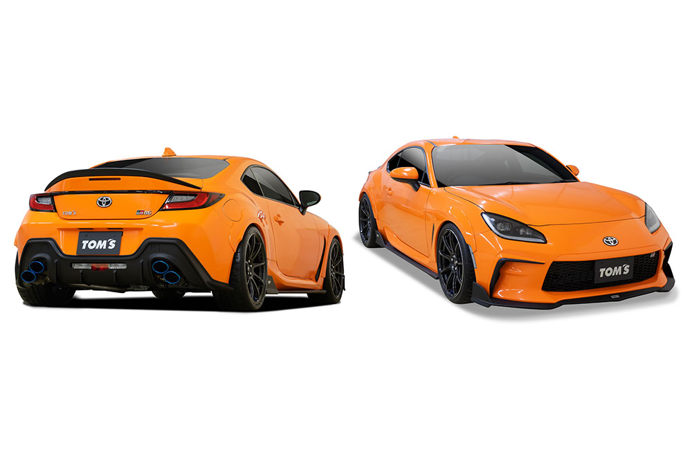 TOM'S スタイリングパーツセットC 【トムス・バレル装着車用フルセット】 フラットブラック+スパークレッド[DCK] GR86 ZN8 R3.11～ 個人宅配送不可 沖縄・離島は送料着払い