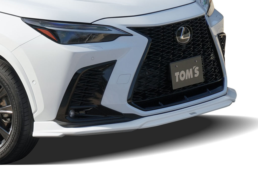TOM'S フロントディフューザー ホワイトノーヴァガラスフレーク[083] NX AAZH20 AAZH25 AAZH26 TAZA25 R3.11～ 個人宅配送不可 沖縄・離島は送料着払い｜オートクラフト