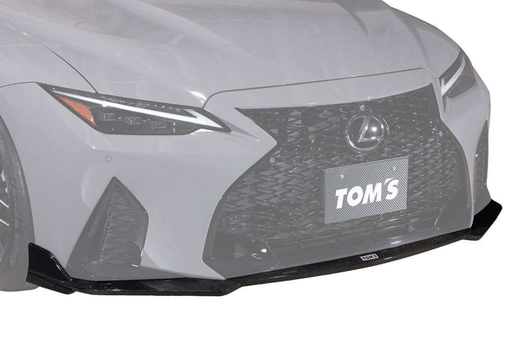 TOM'S フロントディフューザー ウェットカーボン製 IS500 USE30 R4.8～ 個人宅配送不可 沖縄・離島は送料着払い