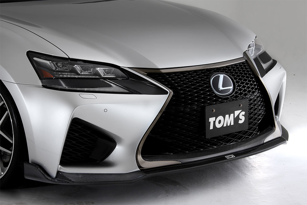 TOM'S フロントディフューザー ソニックシルバー（1J2） GS-F URL10 2015/11～2019/9 個人宅配送不可 沖縄・離島は送料着払い
