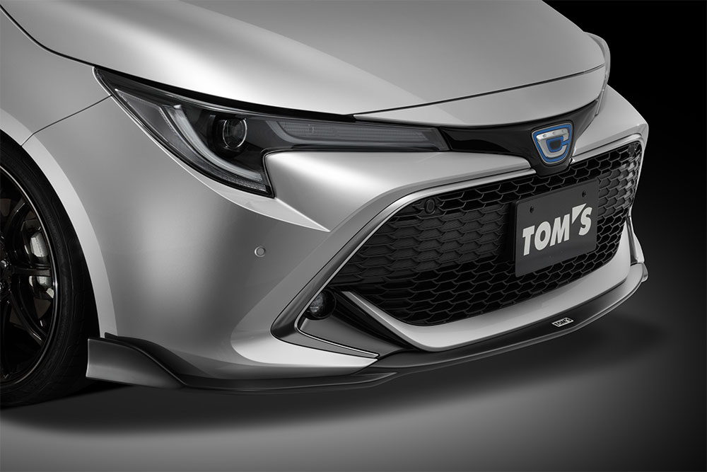 TOM'S フロントディフューザー フラットブラック カローラスポーツ NRE210H NRE214H ZWE211H ZWE213H H30.6～R4.9 前期 個人宅配送不可 沖縄・離島は送料着払い