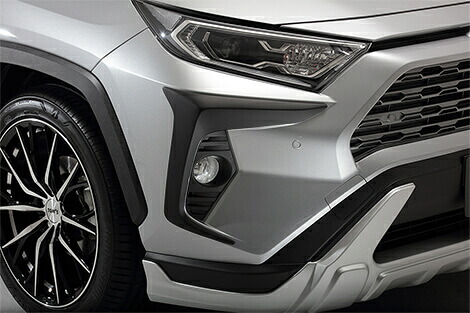 TOM'S ベゼルガーニッシュ 未塗装[FRP素地] RAV4 AXAH54 MXAA54 H31.4～ 個人宅配送不可 沖縄・離島は送料着払い