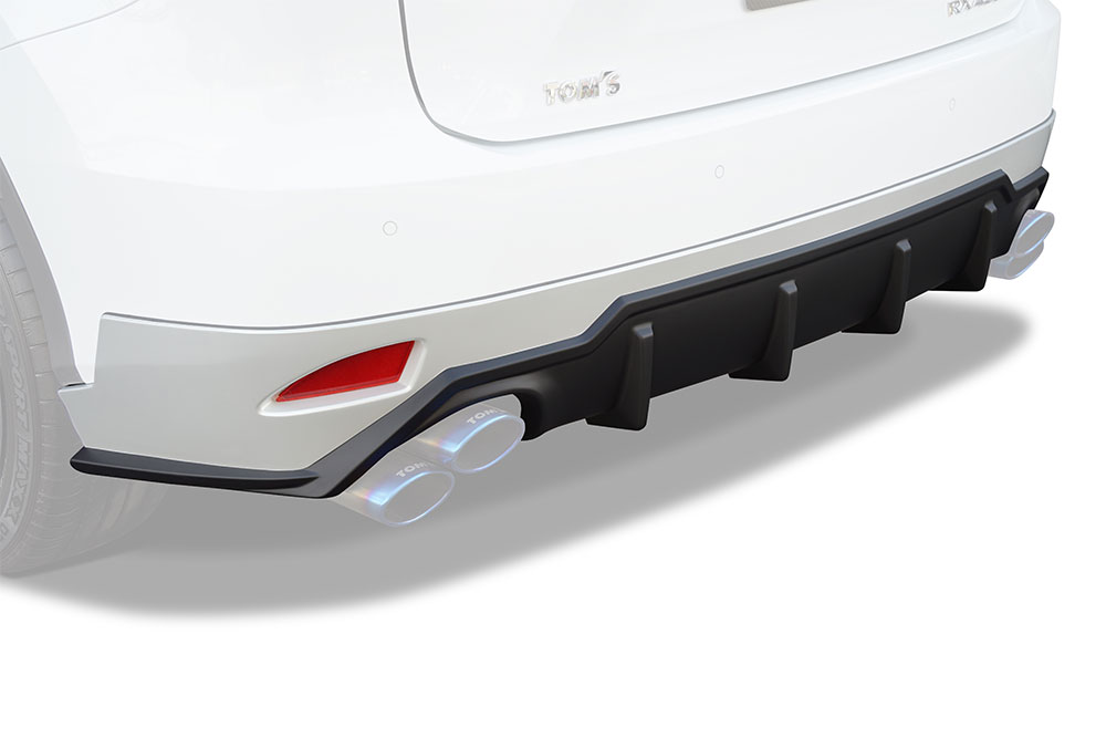 TOM'S リヤアンダーディフューザー ホワイトノーヴァガラスフレーク[083] RX AGL20W AGL25W GYL20W GYL25W GYL26W R1.8～ 個人宅配送不可 沖縄・離島は送料着払い
