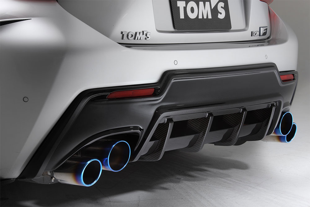 TOM'S リヤバンパーディフューザー ホワイトノーヴァガラスフレーク（083） RC-F USC10 2014/9～2019/4 個人宅配送不可 沖縄・離島は送料着払い