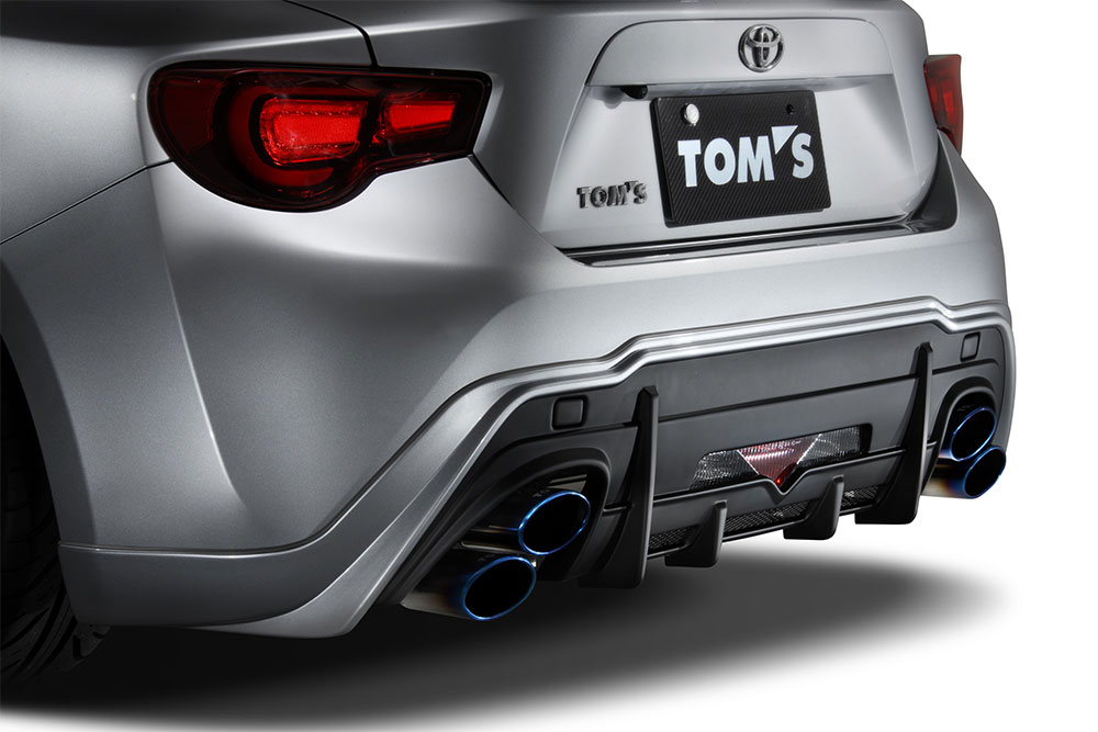 TOM'S リヤアンダースポイラー”Sport” 素地 86 ZN6 2016.7～ 後期 個人宅配送不可 沖縄・離島は送料着払い