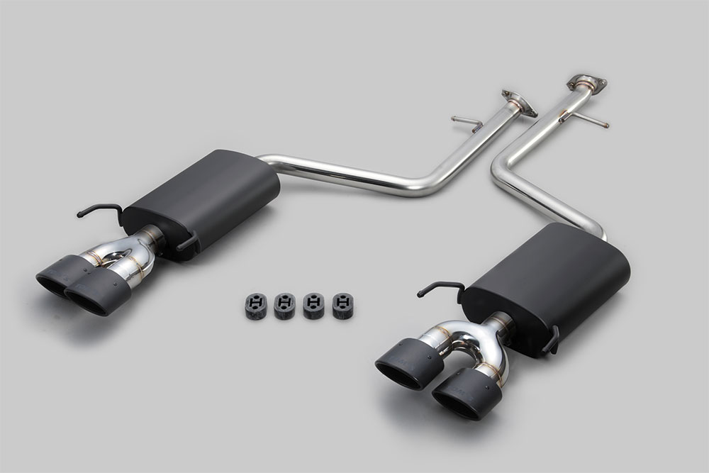 TOM'S トムス・バレル ステンレス/カーボン4テール クラウン AZSH20 H30.6~ A25A-FXS トムスリヤアンダーディフューザー装着車用 個人宅配送不可 沖縄・離島は送料着払い|オートクラフト