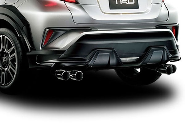 TRD ドレスアップマフラー C-HR NGX10 NGX50 19/10～ TRDリヤバンパースポイラー付車のみ、4WD車用