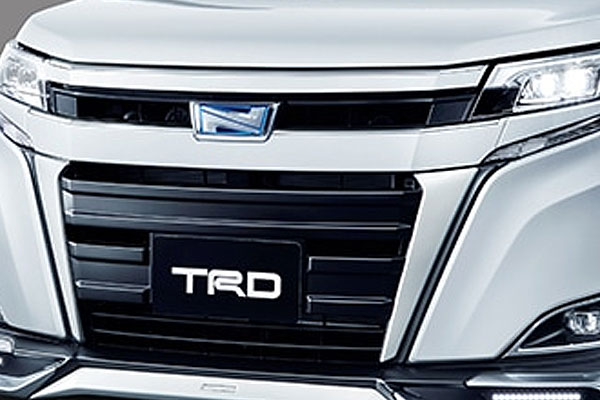 TRD フロントグリルガーニッシュ 未塗装 ノア ZRR80G ZRR85G ZWR80G 19 01〜20 04 除くインテリジェントクリアランスソナー(メーカーオプション)付車