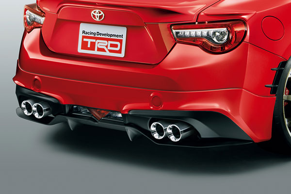 TRD リヤバンパースポイラー 素地(未塗装) ハチロク ZN6 16/07~ ※北海道は送料11000円(税別) 沖縄・離島は要確認 ※個人宅配送×(営業所止め○ 送料+1000円) 法人宛○|オートクラフト