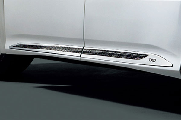 TRD サイドガーニッシュ ノア ZRR80W ZRR85W ZWR80W 17/07～18/06 除くドアエッジプロテクター(純正用品)付車
