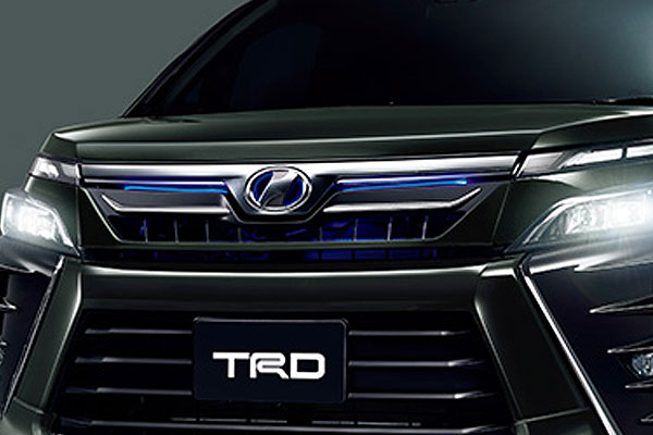 Trd 前部料理店 Led付 イナズマスパーキングブラックガラスフレーク 224 ヴォクシー Zrr80w Zrr85w Zwr80w 19 01 04 取りあげる割増ペット 文句無職能品物 付車駕 Pasadenasportsnow Com
