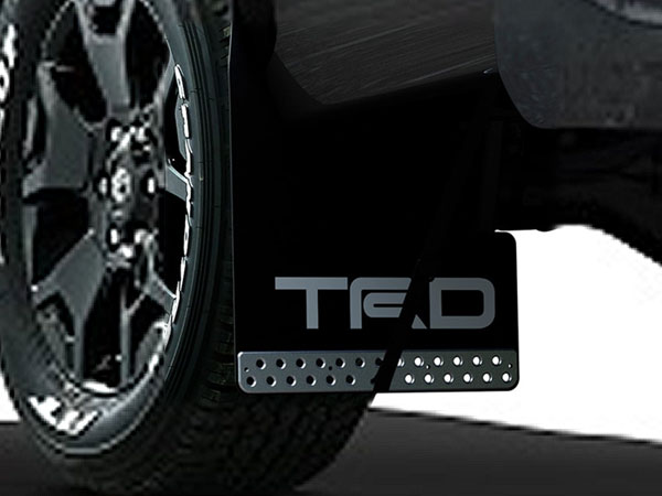楽天市場】TRD マッドフラップ ブラック ハイエースバン KDH20# KDH211