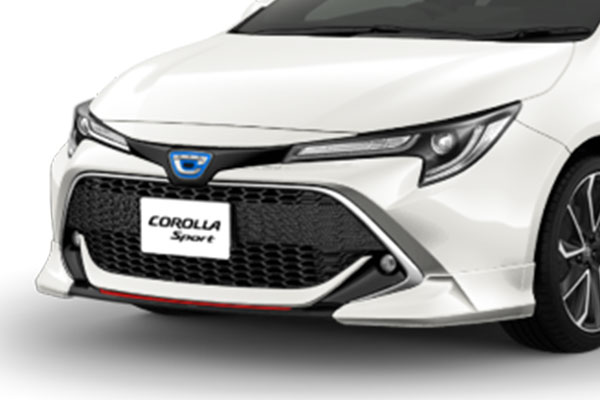 TRD フロントスポイラー 未塗装 カローラスポーツ NRE210H NRE214H ZWE211H 18/6～22/9 ※北海道は送料11000円(税別) 沖縄・離島は要確認 ※個人宅配送×(営業所止め○ 送料+1000円) 法人宛○