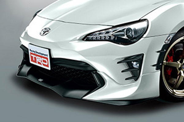 TRD フロントスポイラー(LED付) 素地(未塗装) ハチロク ZN6 16/07～ ※北海道は送料11000円(税別) 沖縄・離島は要確認 ※個人宅配送×(営業所止め○ 送料+1000円) 法人宛○