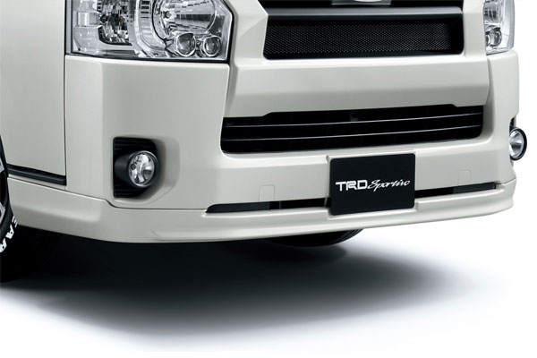 楽天市場】TRD フロントスポイラー ホワイトパールCS(070) ハイエース