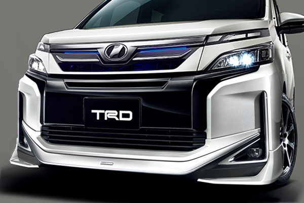TRD フロントスポイラー(LED無) 未塗装 ヴォクシー ZRR80G ZRR85G ZWR80G 19/01～20/04 ※北海道は送料11000円(税別) 沖縄・離島は要確認 ※個人宅配送×(営業所止め○ 送料+1000円) 法人宛○