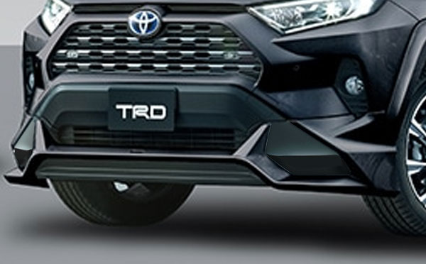RAV4 TRD フロントスポイラー　LED付　エアロ 楽天市場】TRD フロントスポイラー(LED無) グレーメタリック(1G3) RAV4