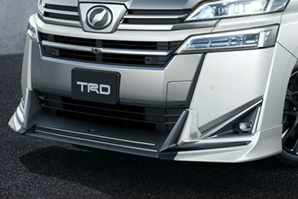 TRD フロントスポイラー(LED無) 未塗装 ヴェルファイア AGH30W AGH35W GGH30W GGH35W AYH30W 19/12~21/04 除くバンパープロテクター付車 ※北海道は送料11000円(税別) 沖縄・離島は要確認 ※個人宅配送×(営業所止め○ 送料+1000円) 法人宛○