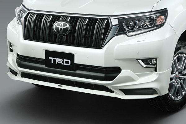 TRD フロントスポイラー(LEDなし) 素地 ランドクルーザープラド GDJ150W GDJ151W TRJ150W 17/09～ ※北海道は送料11000円(税別) 沖縄・離島は要確認 ※個人宅配送×(営業所止め○ 送料+1000円) 法人宛○