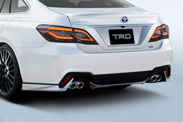 TRD リヤバンパースポイラー 未塗装 クラウン ARS220 AZSH20 AZSH21 GWS224 20/11～｜オートクラフト