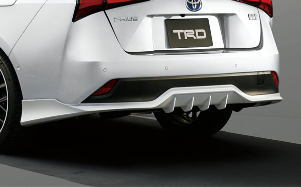 TRD リヤバンパースポイラー エアロダイナミクススタイル 未塗装 プリウス ZVW51 ZVW55 18/12～ ※北海道は送料11000円(税別) 沖縄・離島は要確認 ※個人宅配送&times;(営業所止め○ 送料+1000円) 法人宛○｜オートクラフト