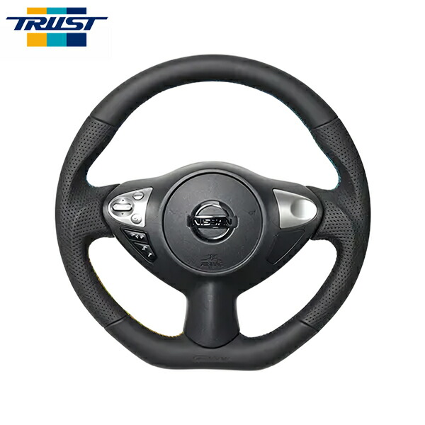 TRUST トラスト GReddy レザーステアリング 3色ステッチ フェアレディZ Z34 2008年12月～