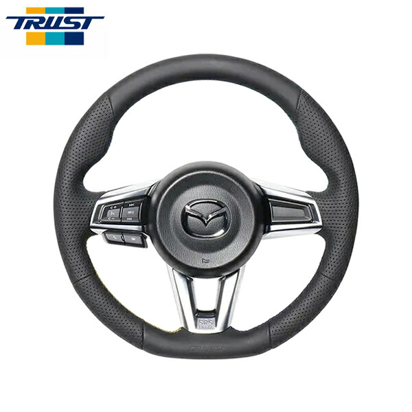 TRUST トラスト GReddy レザーステアリング 3色ステッチ ロードスターRF NDERC 2016年12月～