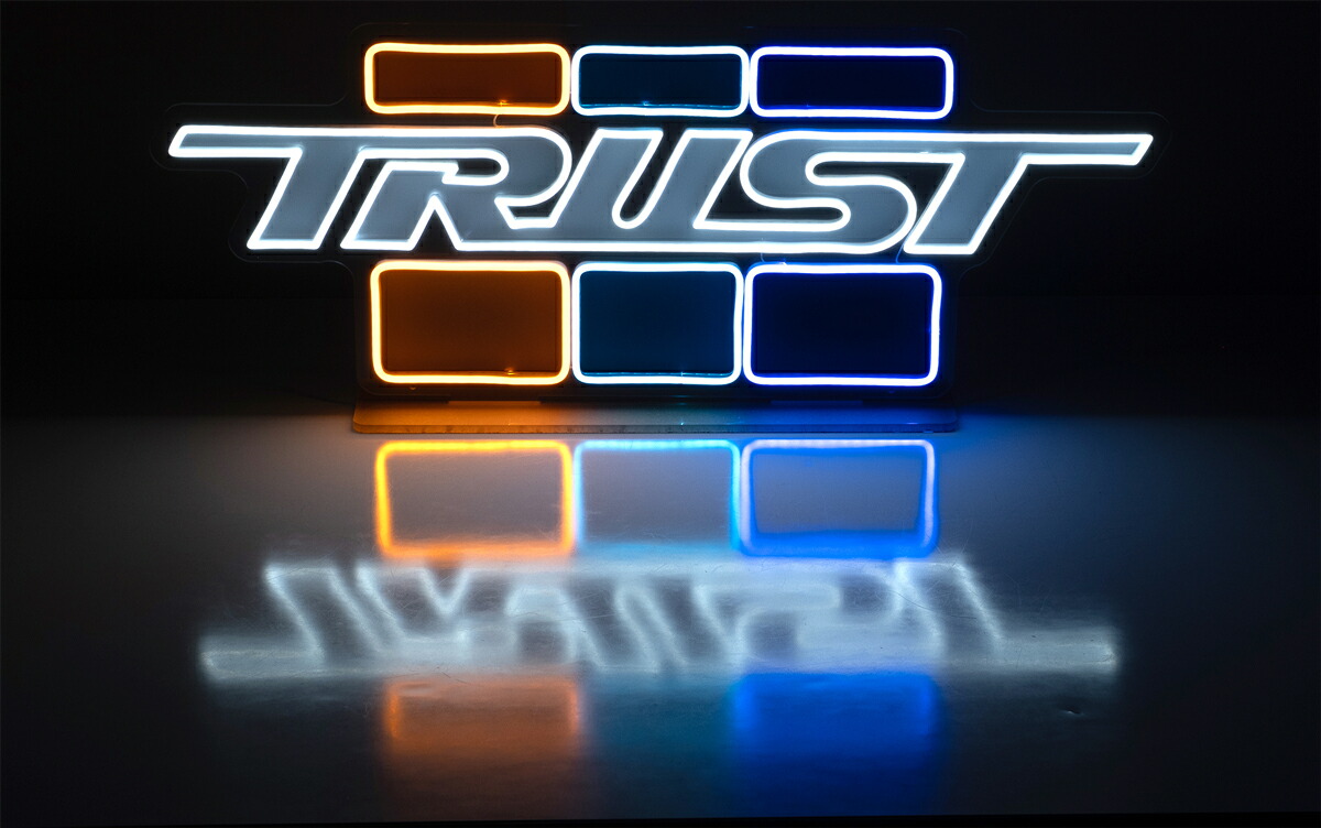 TRUST トラスト GReddy ネオンLEDサイン TRUST Lサイズ-ペイント