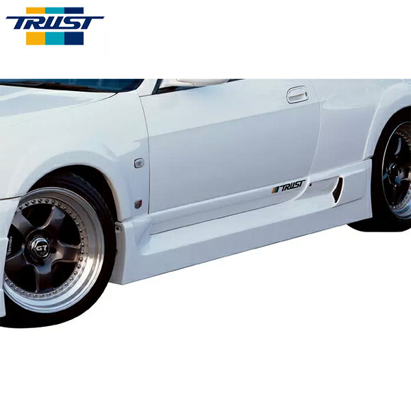 [TRUST] トラスト サイドスカート L/R(FRP) 未塗装 スカイラインGT-R BCNR33 95.01～98.11 個人宅配送不可 北海度・沖縄・離島は要確認