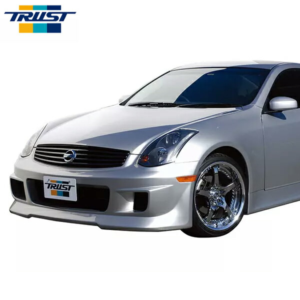 [TRUST] トラスト フロントバンパースポイラー(FRP) 未塗装 スカイライン CPV35 03.01～07.10 個人宅配送不可 北海度・沖縄・離島は要確認