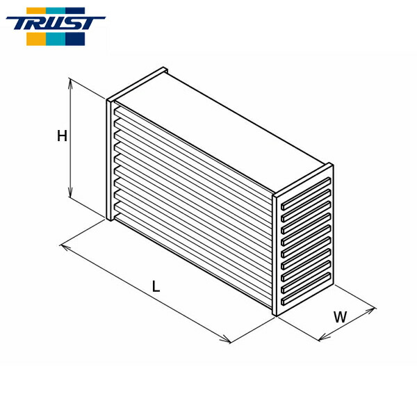 TRUST トラスト インタークーラーコア TYPE36F