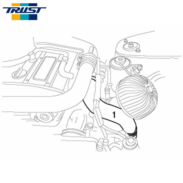 TRUST トラスト GReddy アルミインテークパイプセット スカイライン HNR32 1989年05月~1993年08月 RB20DET|オートクラフト