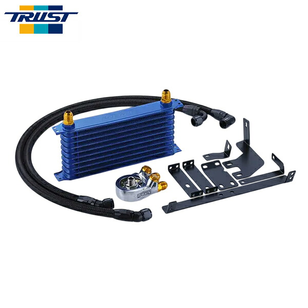 TRUST トラスト GReddy オイルクーラーキット スタンダードタイプ 10段 スカイライン GT-R BCNR33 1995年01月~1998年11月 RB26DETT N1仕様取付不可|オートクラフト