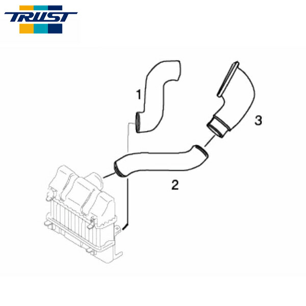 楽天市場】TRUST トラスト GReddy インタークーラー アルミインテーク
