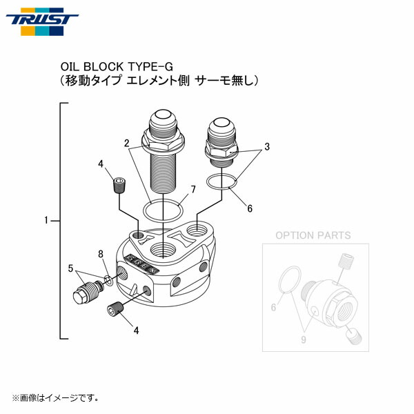 国内正規総代理店アイテム TRUST トラスト オイルブロック TYPE-G 移動