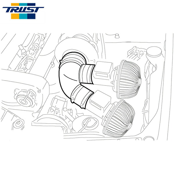 TRUST トラスト GReddy サクションチューブ スカイラインGT-R BCNR33 1995年01月～1998年11月 個人宅配送不可 沖縄・離島は要確認