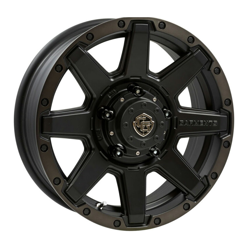 ウェッズ クロスオーバー ガーメンツ スタイルU (マットブラッククリア) アルミホイール1本 ジムニー JB23W、JB64W 16×5.5J 5H PCD139.7 +22