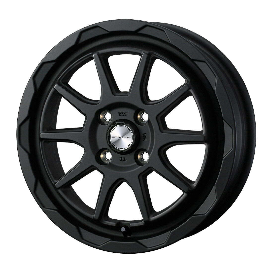ウェッズ アドベンチャー マッドヴァンス06 (フルマットブラック) アルミホイール1本 16×6.0J 4H PCD100 +40