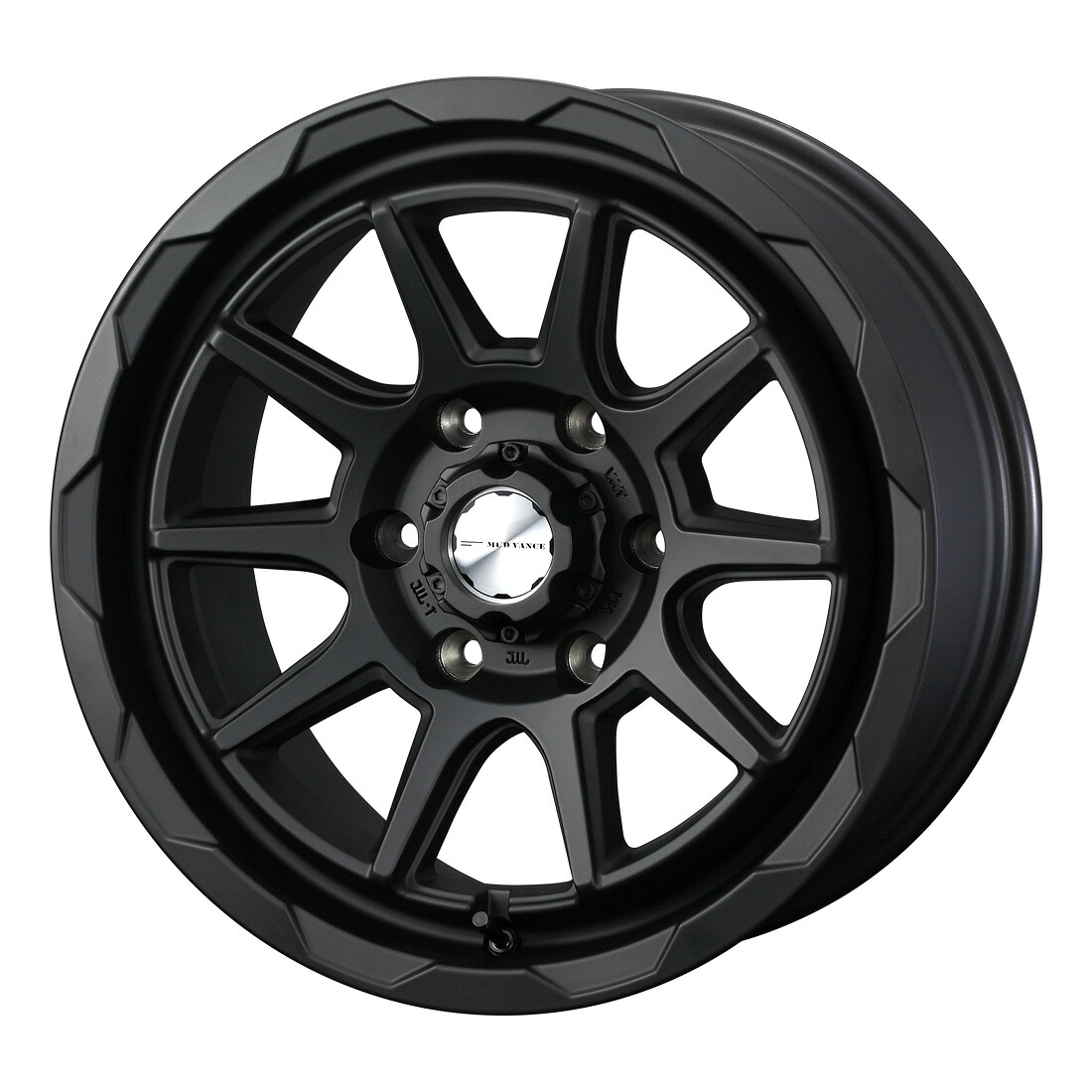 ウェッズ アドベンチャー マッドヴァンス06 (フルマットブラック) アルミホイール1本 プラド ハイラックス 17×8.0J 6H PCD139.7 +20