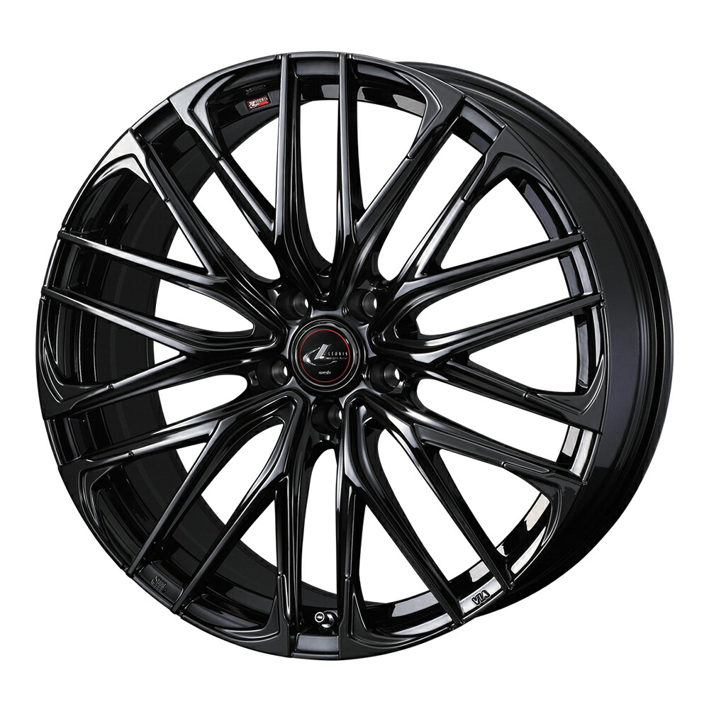 WEDS LEONIS SK アルミホイール4本セット 18X7.0J 5H PCD114.3 +55 (ハイパーブラックメタルコート H/BMC) ウェッズ レオニス｜オートクラフト 75,141円