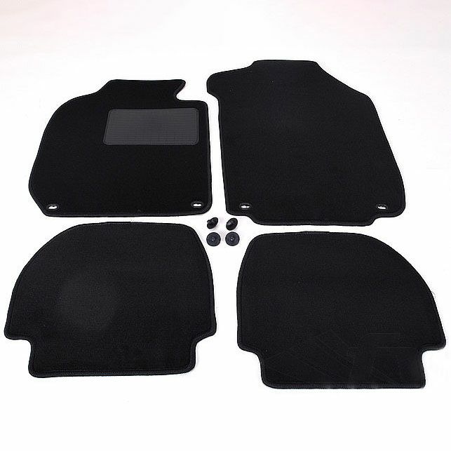 【ポルシェ純正】930/ターボ フロアマットセット 左ハンドル用(ブラック)0000432024970EQ|Auto-Parts 店